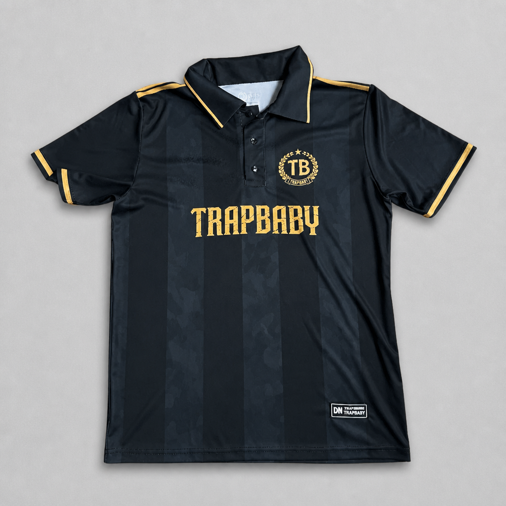 Polo Trikot golden black 13