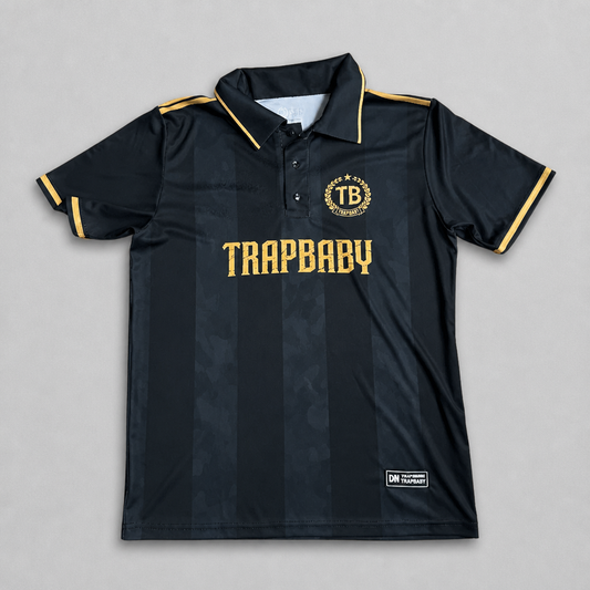 Polo Trikot golden black 13